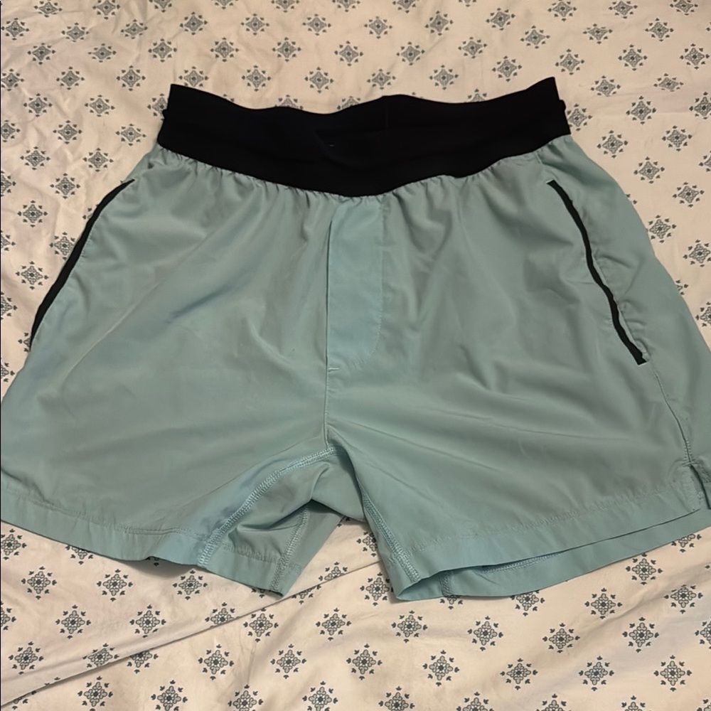 Rhone Mako 5 Inch Training Shorts Light Blue